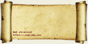 Isidor Pribanović vizit kartica